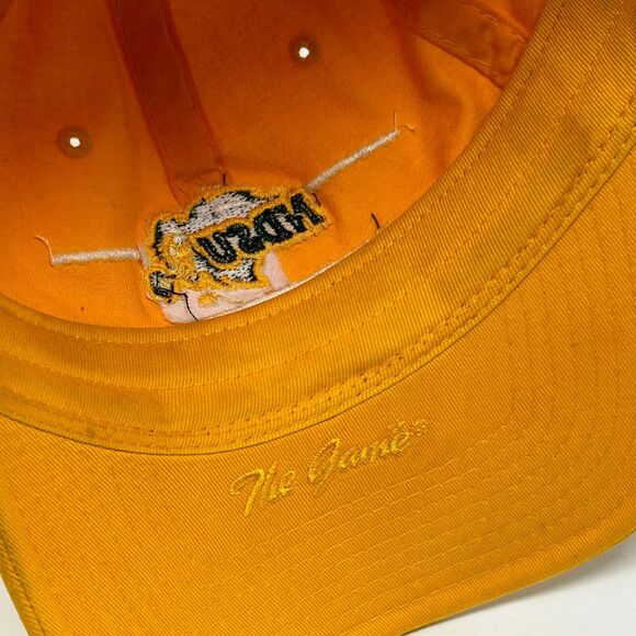 North Dakota State Bison Dad Hat Baseball Cap NDSU 3 Bar Line The Game Yellow - Picture 5 of 12